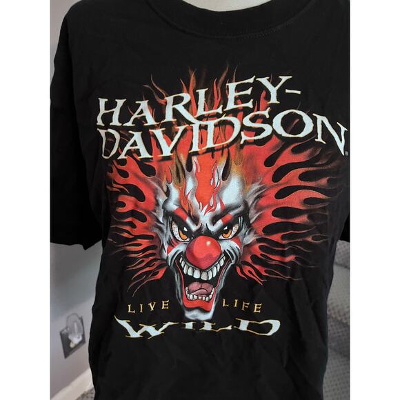 Harley Davidson Mens T-Shirt Live Life Wild L - Picture 5 of 5